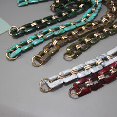 Ручка пластиковая бордовая 80 см S-83