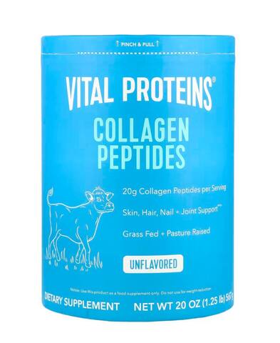 Vital Proteins пептиды коллагена, без вкусовых добавок, 567 г (1,25 фунта)