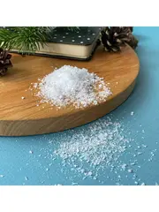 Снег искусственный 1-2 мм, белый, рассыпчатый, 45-50 гр.