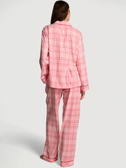 ФЛАНЕЛЕВАЯ ПИЖАМА С БРЮКАМИ