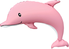 Фигура "Розовый дельфин сатин"