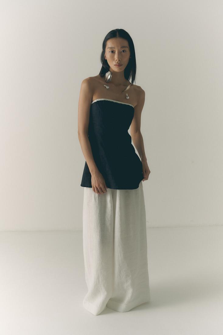 Топ Баска, черный