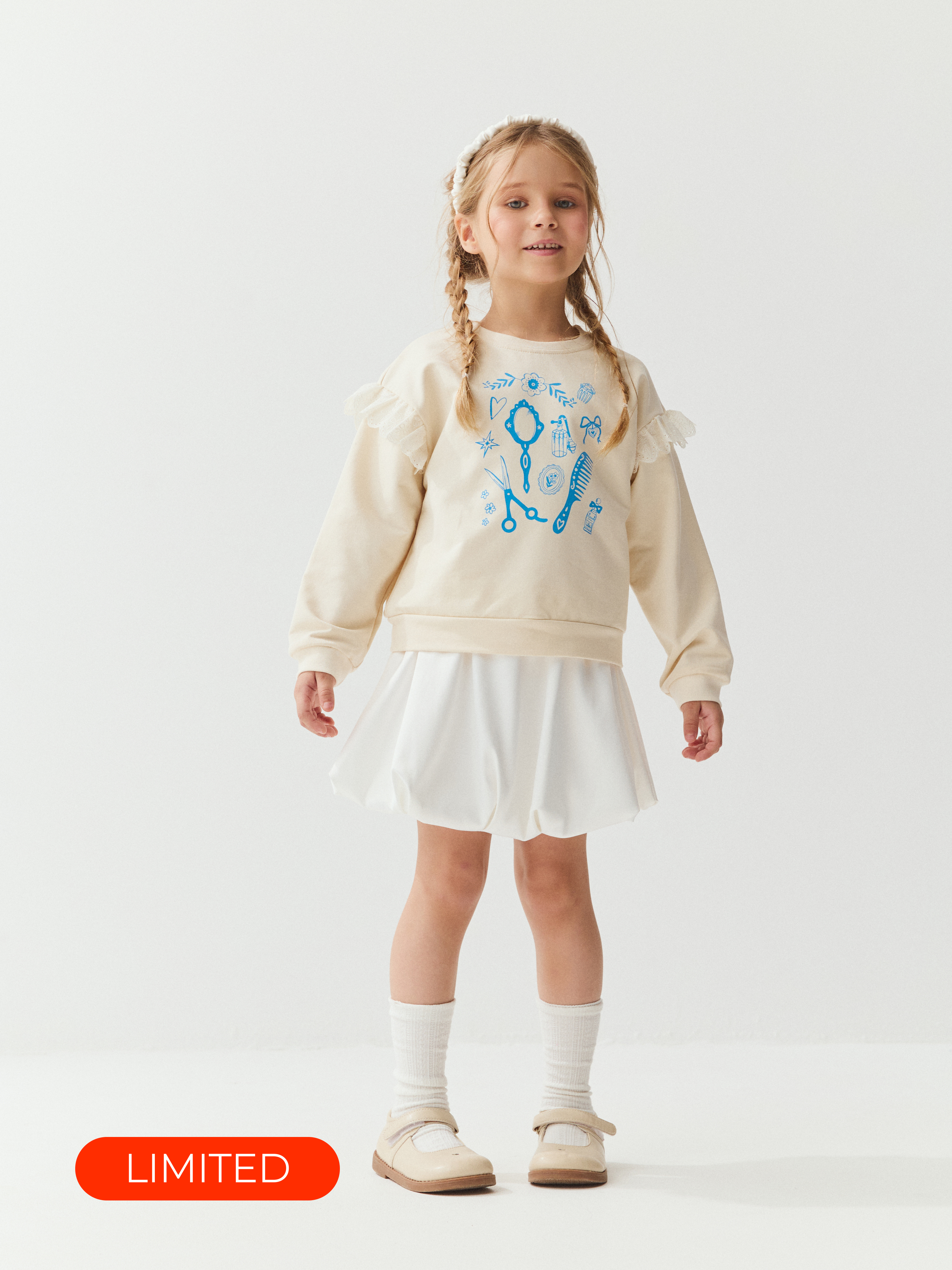 Свитшот с рюшей Куколка 2899₽