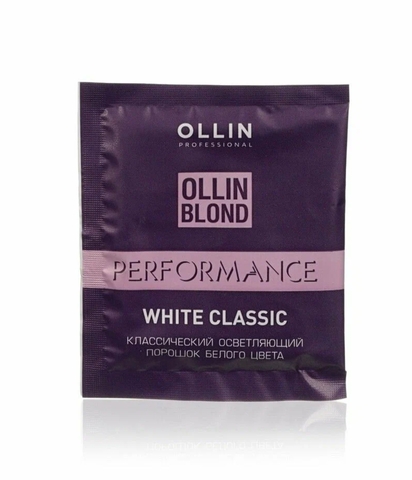 Осветляющий порошок белого цвета BLOND PERFORMANCE White Classic  OLLIN