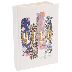 
          Скетчбук А5 96л., "Wild", 100г/м2, Миленд, 7БЦ, глянц. лам., лен
