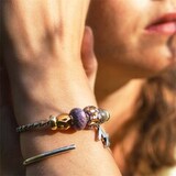 Бусина "Фиолетовый нефрит"