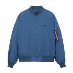 Бомбер Alpha Industries Logo L-2B Hunter Relaxed Denim Blue (Синий)