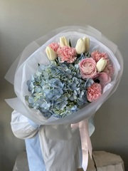 Облако с голубой Гортензией коллекция Spring 26