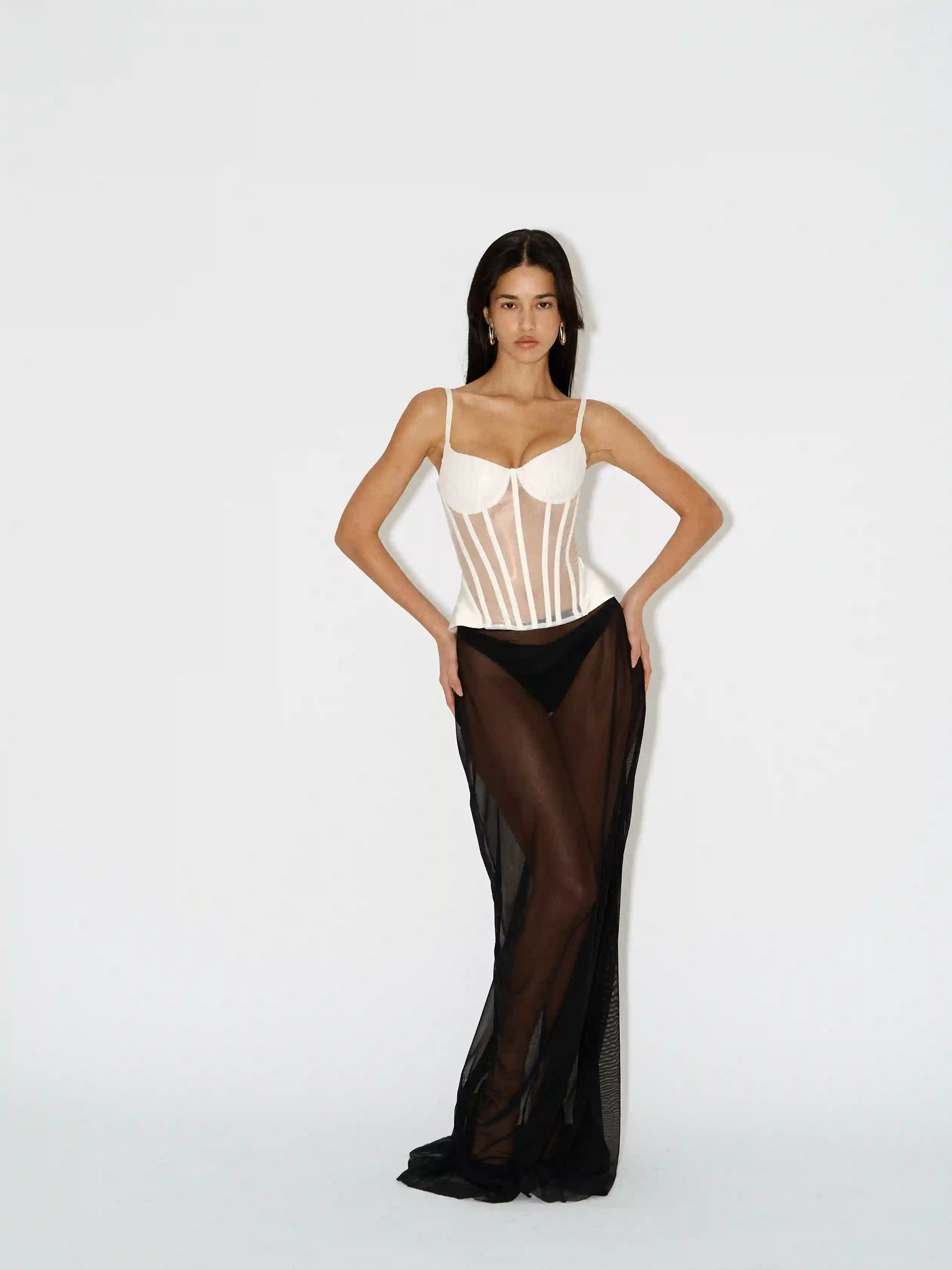 Корсет Nelle, Белый