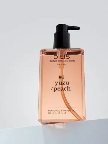 Dilis Collection MONO Парфюмированный гель для душа  #1 YUZU - PEACH  250мл