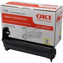 OKI C5850/C5950 Drum-unit yellow (желтый) (43870021)