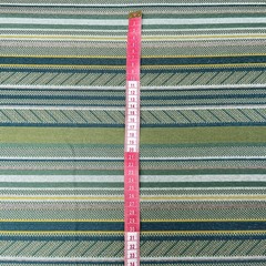 Вискозный трикота с зелеными полосками фото