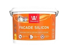 Краска Facade Silicon 2,7л акриловая для фасадов и цоколей Тиккурила