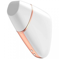 Вакуумный клиторальный стимулятор с вибрацией Satisfyer Love triangle white