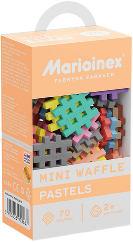 Конструктор Marioinex Mini Waffle Пастель 70 деталей