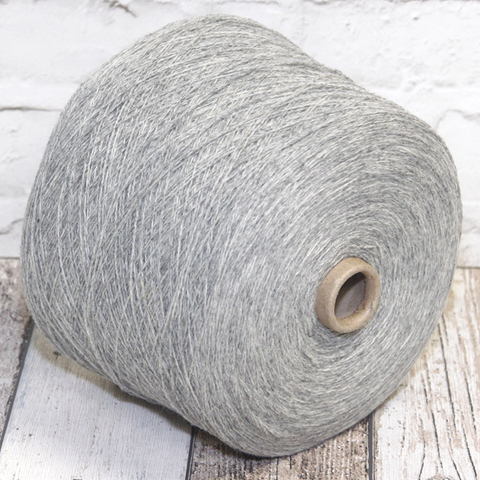 Шерсть 100% KNOLL SUPERSOFT 11,5/2 светло-серый меланж
