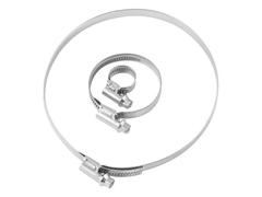 47-4-130 Хомут червячный стальной, диаметр 110 - 130 мм (Россия)