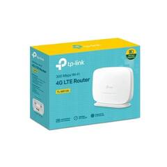 TP-Link TL-MR105 Wi-Fi роутер N300 со встроенным модемом 4G LTE до 150 Мбит/с, LAN 1x100 Мбит/с, WAN/LAN 1x100 Мбит/с