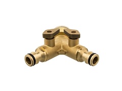 Разветвитель QUATTRO ELEMENTI 2-х канальный, внутр. резьба 3/4