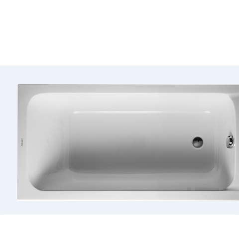 Duravit D-Code  Ванна акриловая 1500х750 мм см, встраиваемая, с 1 наклоном для спины, выпуск в зоне ног, цвет белый 700095000000000