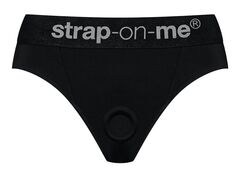 Черные трусики для насадок Heroine Lingerie Harness - size S - 