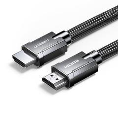 Кабель UGREEN HD135 8K HDMI M/M Round Cable в оплетке 1 м, серый