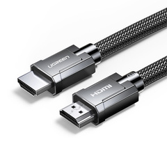 Кабель UGREEN HD135 8K HDMI M/M Round Cable в оплетке 1м, серый