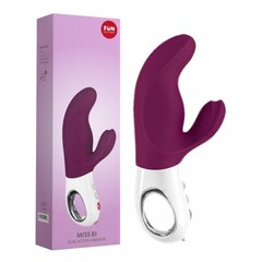 Кролик-вибратор Miss Bi от Fun factory (ежевичный)