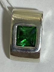 Кубик (подвеска из серебра)