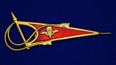 Купить околыш вдв с копьем - Магазин тельняшек.ру 8-800-700-93-18Околыш на берет ВДВ с копьем в Магазине тельняшек