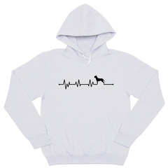 Толстовка "Аргентинский дог - сердечный ритм"