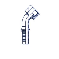 Фитинг DN 20 ORFS (Г) 1.7/16 (45) POWERMASTER