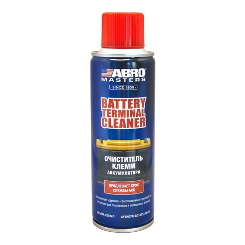 Очиститель клемм аккумулятора (200мл) ABRO MASTERS BC-575-AM-RE