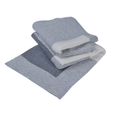 Плед 130x180 Hamam Kilyos серый