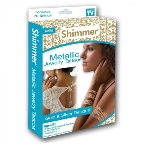 Временные татуировки Shimmer Jewerly Tattoos Metallic