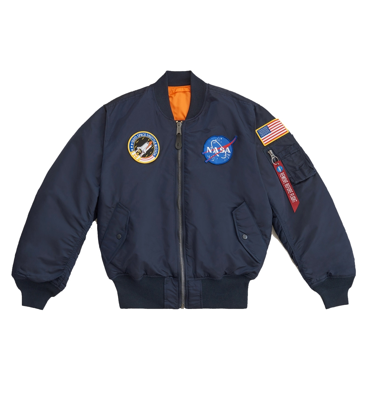 бомбер Alpha Industries L-2B NASA Replica Blue - купить в интернет магазине  Аляска 24 с доставкой по всей России