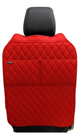 Накидка на спинку сиденья / органайзер (из экокожи) ЛЮКС