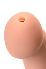 Телесный фаллос с имитацией эякуляции Silicon Cum Dildo L - 19,6 см. - 