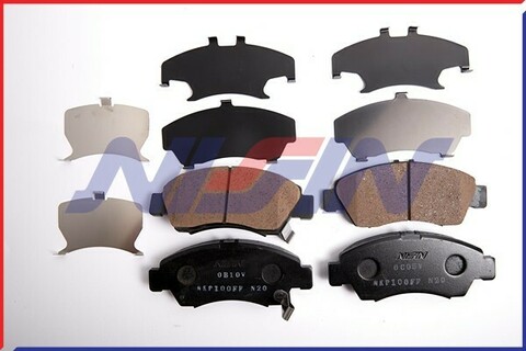 Колодки  NISSIN   NPO-102W-SA (в комплекте 6 пластин)