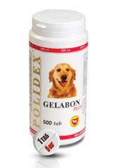 POLIDEX "Гелабон Плюс" профилактика и лечение заболеваний суставов, костей для собак