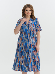 4536 Халат на пуговицах