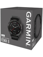 Мультиспортивные часы Garmin Fenix 6 Sapphire with Black Band
