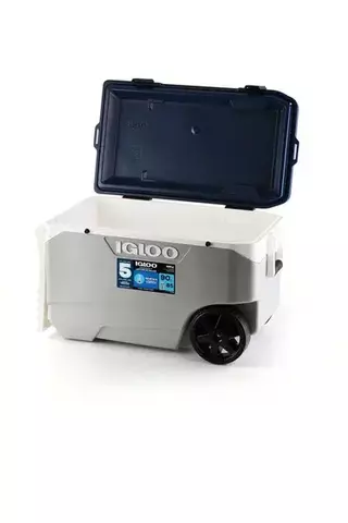 Изотермический пластиковый контейнер Igloo Latitude 90 Roller Grey Sea