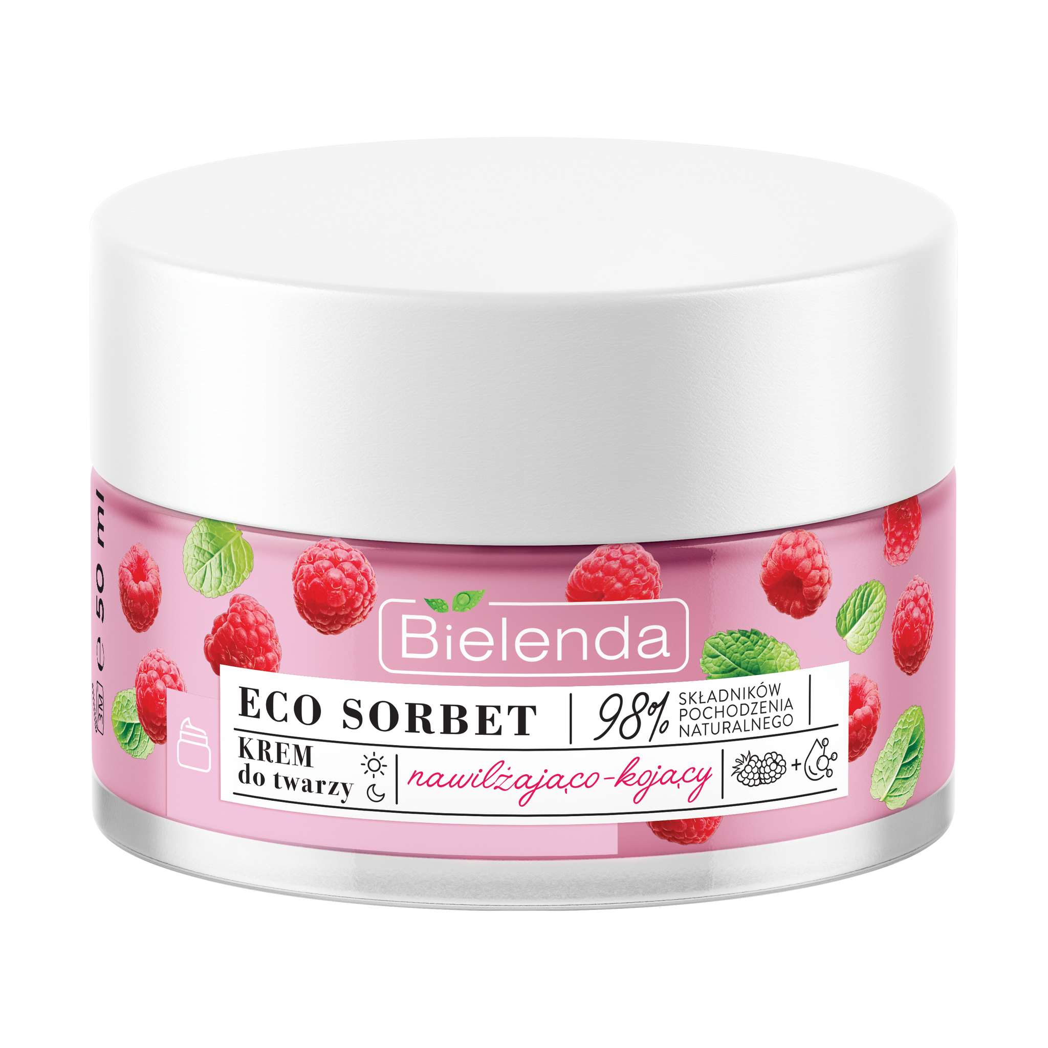 ECO SORBET Raspberry Крем увлажняющий и успокаивающий для лица, 50мл (*6)