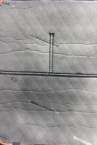 Накидка на спинку сиденья / органайзер (из экокожи) ЛЮКС