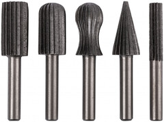 36476 Шарошки по металлу HSS сталь Профи 5 шт FIT