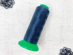 Нитки капроновые 65к 1000 м, тёмно-синий