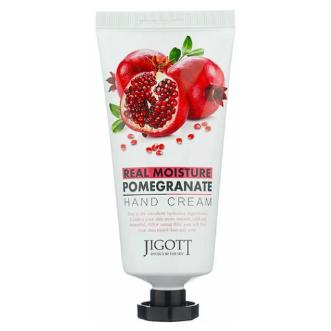 Крем для рук с экстрактом граната Jigott Real moisture Pomegrate Hand Cream, 100 мл