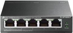 TP-Link TL-SF1005LP - 5-портовый 10/100 Мбит/с настольный коммутатор с 4 портами PoE