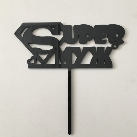 Топпер Superмуж пл.чёрный